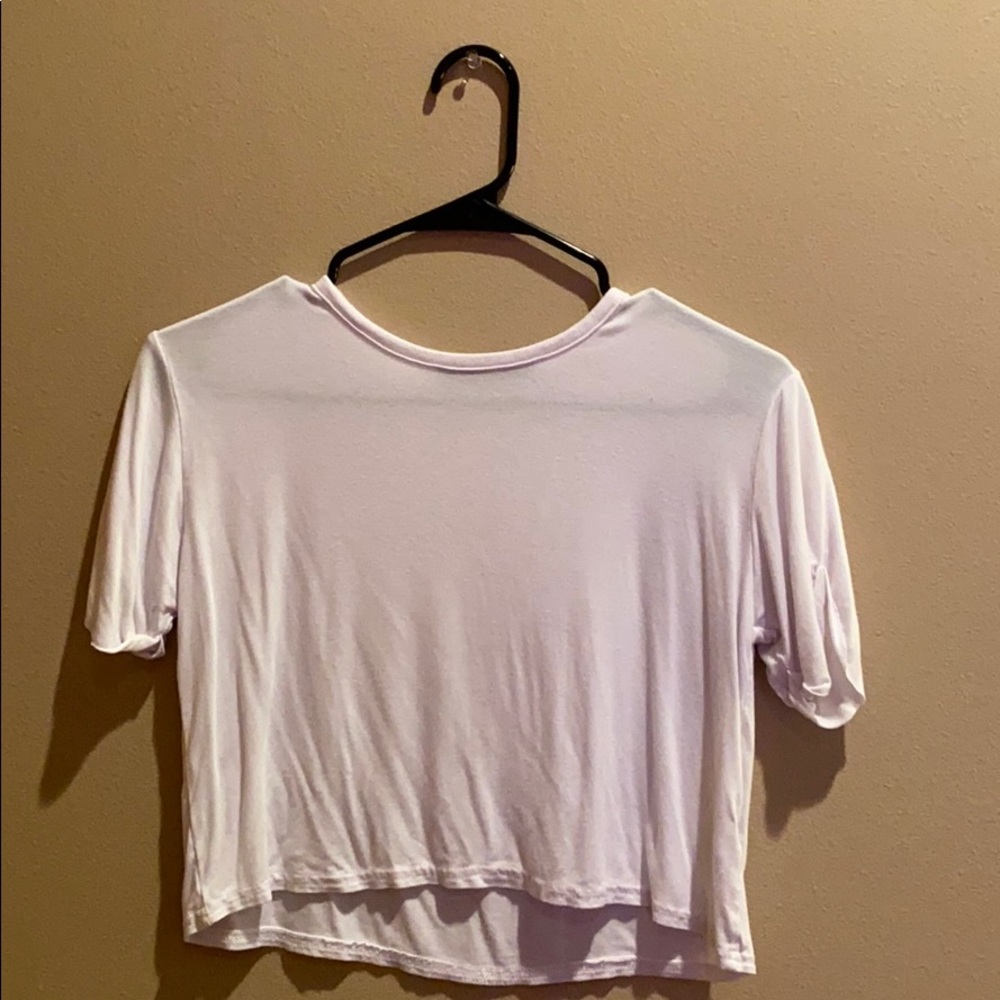 White Crop Top